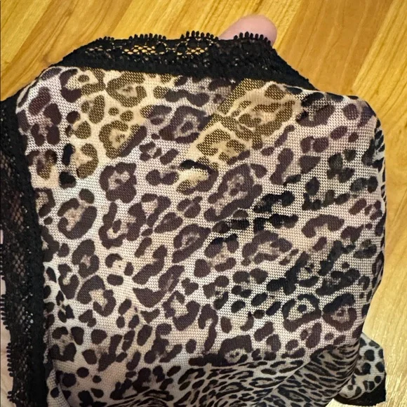 Steve Madden Animal Print Lace Pajama Set Small NEW W/O TAGS - Picture 7 of 7